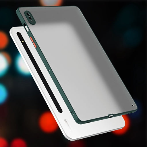 Samsung Galaxy Tab S8 Hoes - Phreeze Back Cover Tablet Hoesje - Groen - Transparant - Tablet Hoezen - Phreeze