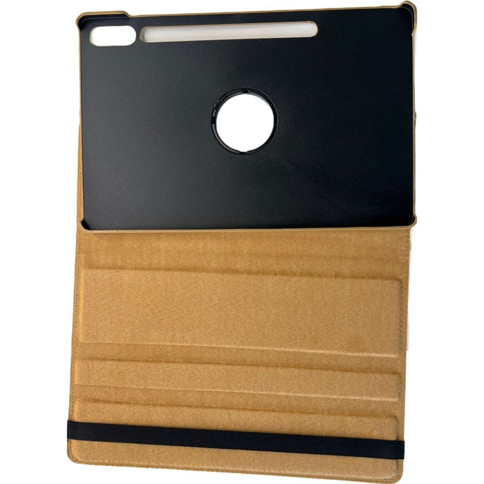 Samsung Galaxy Tab S9 Plus Hoesje - Draaibaar - 12.4 inch Case - Samsung Tab S9 Hoes Hardcover Bookcase Met Uitsparing S Pen - Goud - Tablet Hoezen - Phreeze