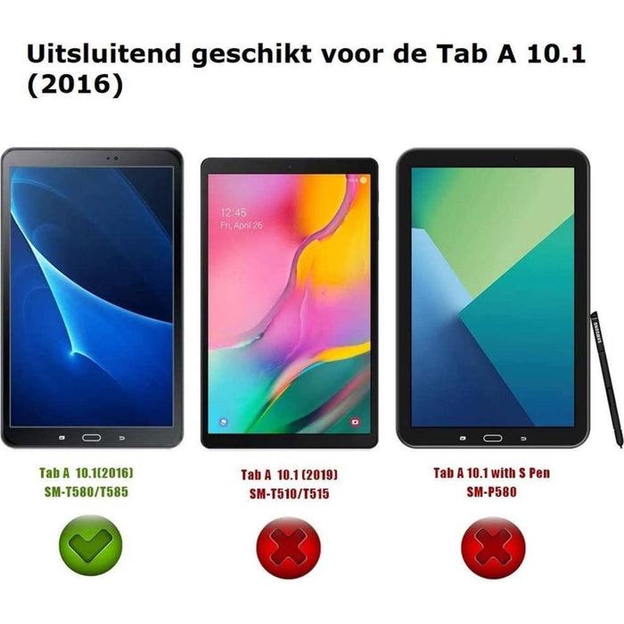 Samsung Tab A 10.1 (2016) Screen Protector | Gehard Glas | Screenprotector Samsung Tab A 10.1 (2016) |Samsung Tab A 10.1 (2016) Bescherm Glas | T580 / T585 Screen Protector