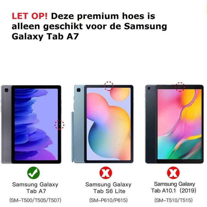 Samsung Tab A7 (2020) Hoesje | Luxe Lederen Hoesje | Geschikt voor Samsung Tab A7 (2020) | Samsung Galaxy Tab A7 hoes | Galaxy Tab A7 hoes | hoes Samsung Tab A7 | hoesje Samsung Tab A7