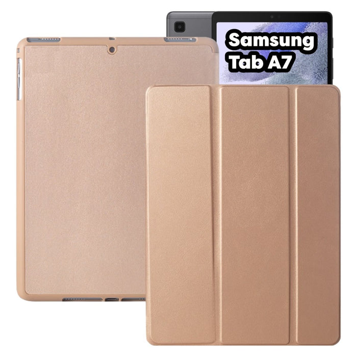 Samsung Tab A7 Hoes - Goud Smart Folio met Samsung S Pen Vakje - Samsung Galaxy Tab A7 2020 Cover - Samsung Galaxy Tab A7 Hoesje
