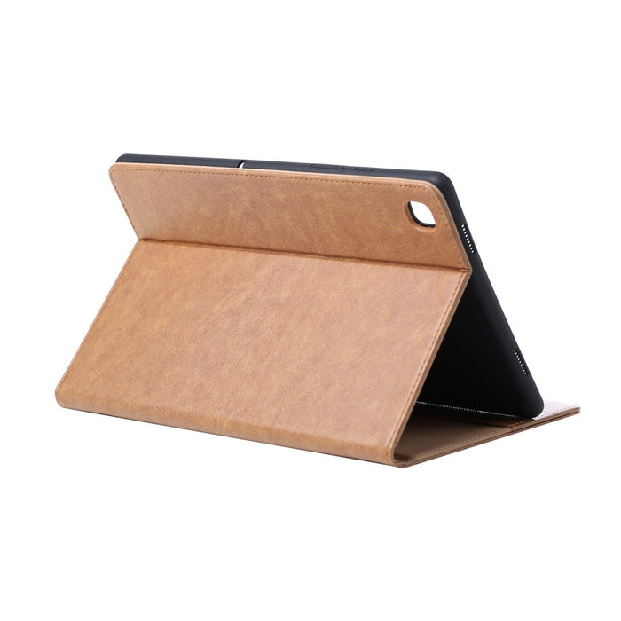 Samsung Tab A7 Hoesje - Vegan Leer - Book Case Samsung Tab A7 (2020) - Samsung Tab A7 Hoes - Cover voor de Samsung Galaxy Tablet A7 2020 - 10.4 inch - Bruin