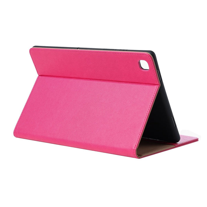 Samsung Tab A7 Hoesje - Vegan Leer - Book Case Samsung Tab A7 (2020) - Samsung Tab A7 Hoes - Cover voor de Samsung Galaxy Tablet A7 2020 - 10.4 inch - Roze