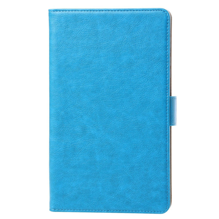 Samsung Tab A7 Lite Hoesje - Vegan Leer - Book Case Samsung Tab A7 Lite (2021) - Samsung Tab A7 Lite Hoes - Cover voor de Samsung Galaxy Tablet A7 Lite 2021 - 8.7 inch - Blauw