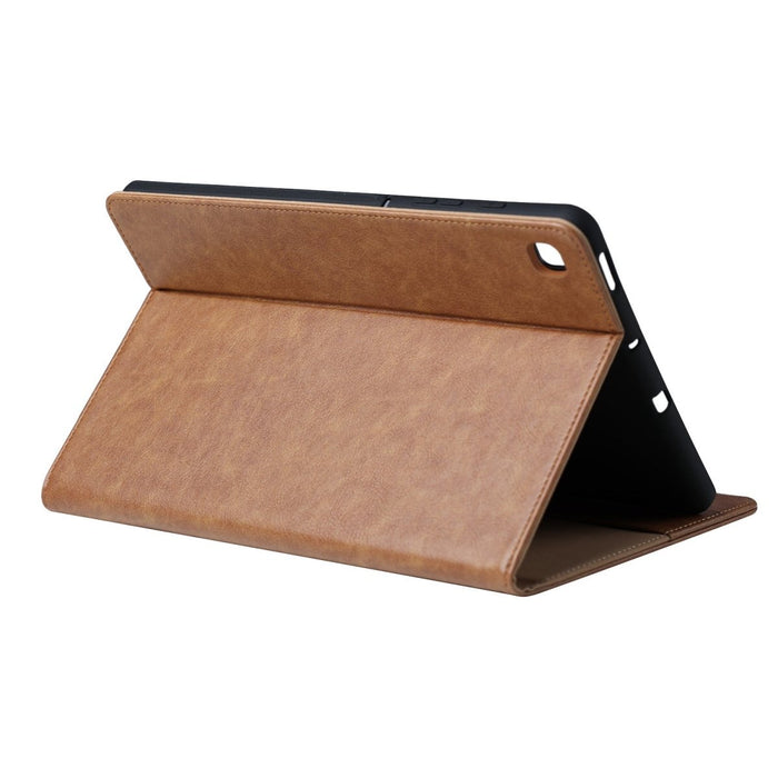 Samsung Tab S6 Lite Hoesje - Vegan Leer - Book Case Samsung Tab S6 Lite (2020) - Samsung Tab S6 Lite Hoes - Cover voor de Samsung Galaxy Tablet S6 Lite 2020 - 10.4 inch - Bruin