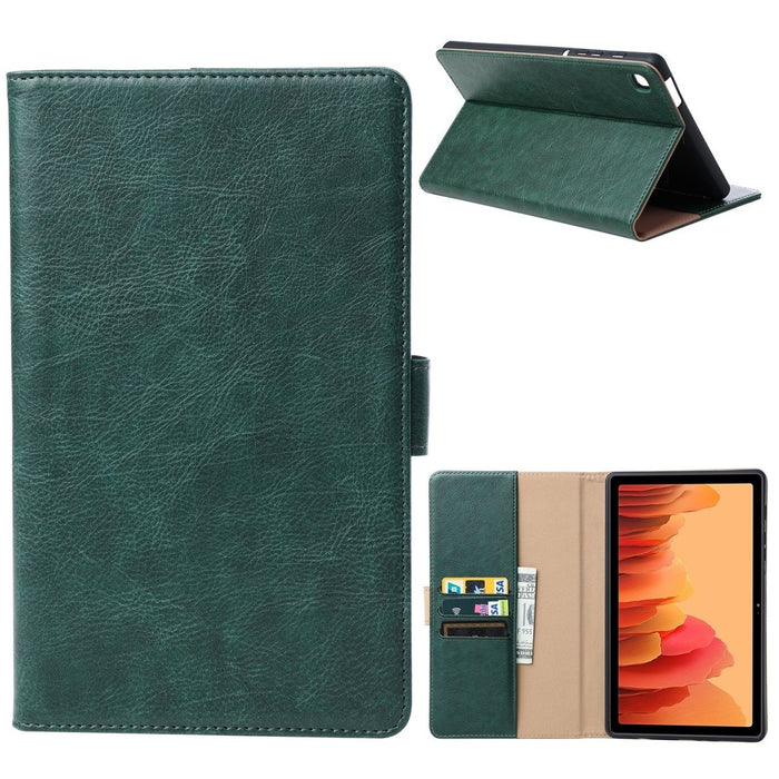 Samsung Tab S6 Lite Hoesje - Vegan Leer - Book Case Samsung Tab S6 Lite (2020) - Samsung Tab S6 Lite Hoes - Cover voor de Samsung Galaxy Tablet S6 Lite 2020 - 10.4 inch - Groen