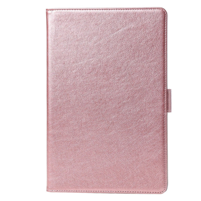 Samsung Tab S6 Lite Hoesje - Vegan Leer - Book Case Samsung Tab S6 Lite (2020) - Samsung Tab S6 Lite Hoes - Cover voor de Samsung Galaxy Tablet S6 Lite 2020 - 10.4 inch - Roze Goud