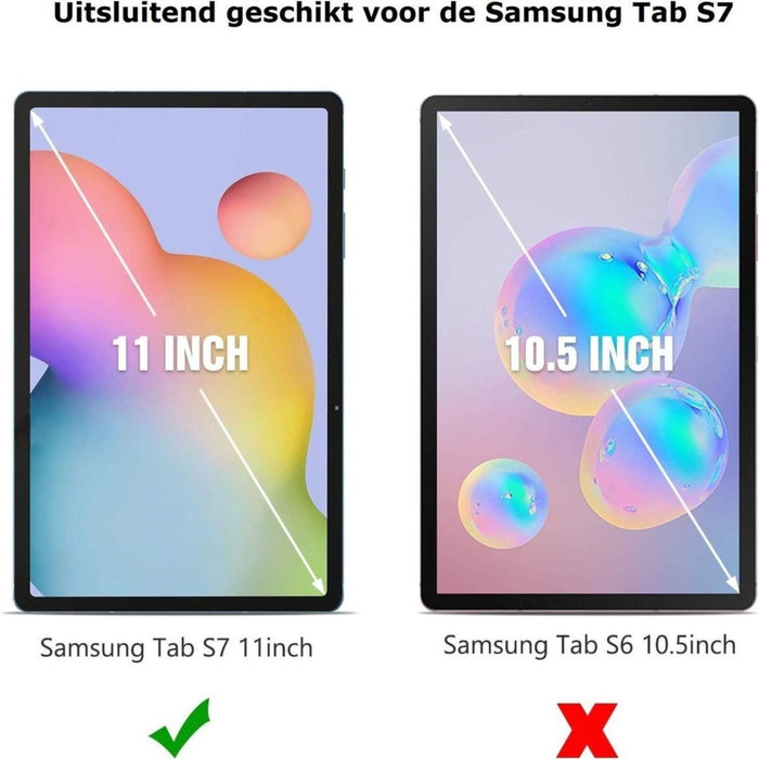 Samsung Tab S7 (2020) Screen Protector | Gehard Glas | Screenprotector Samsung Tab S7 (2020) |Samsung Tab S7 (2020) Bescherm Glas | T870 / T875 Screen Protector