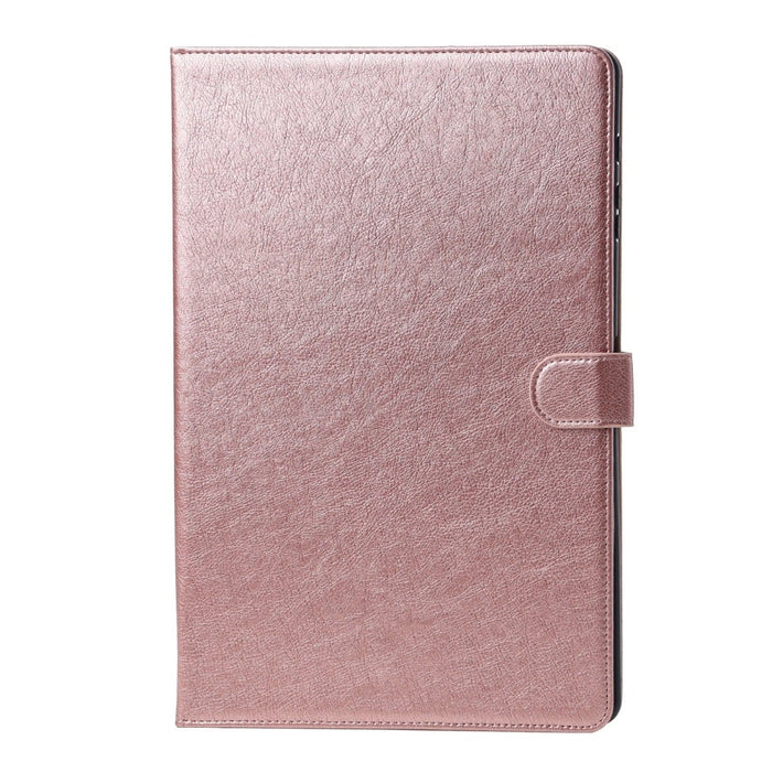 Samsung Tab S7 FE Hoesje - Vegan Leer - Book Case Samsung Tab S7 FE (2021) 12.4 - Samsung Tab S7 FE Hoes - Cover voor de Samsung Galaxy Tablet S7 Fan Edition 2021 - 12.4 inch - Roze Goud