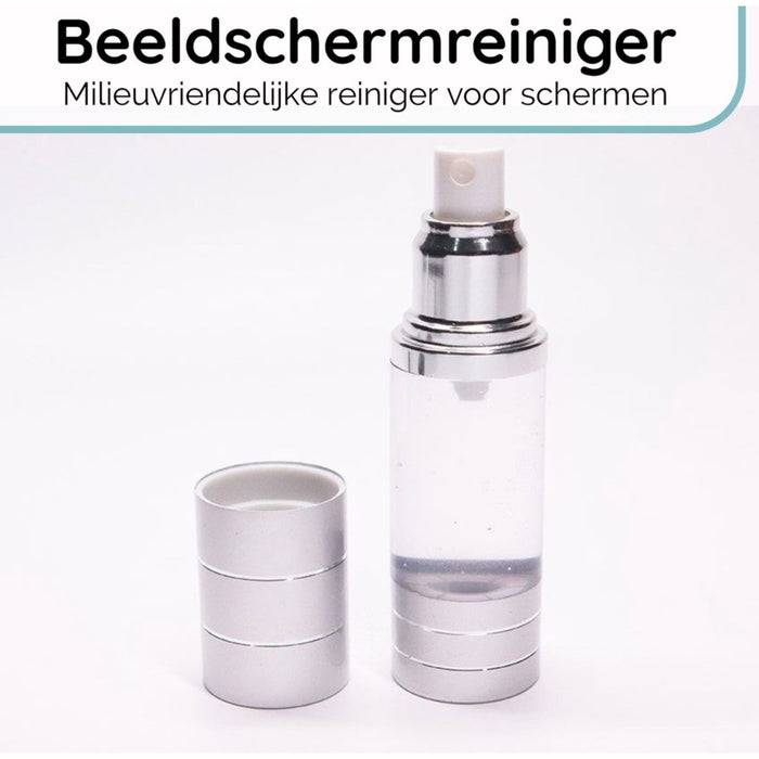 Screen Cleaner - Schermreiniger met Spray, Screen Wipes en Doekjes - Voor Computer, HG, TV, Smartphone, Laptop, Samsung en iPhone