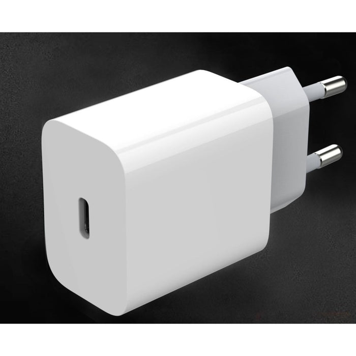 Snellader iPhone - Inclusief USB-C naar Apple Lightning Kabel - 3 Meter - Wit - USB-C Oplader - Apple Adapter