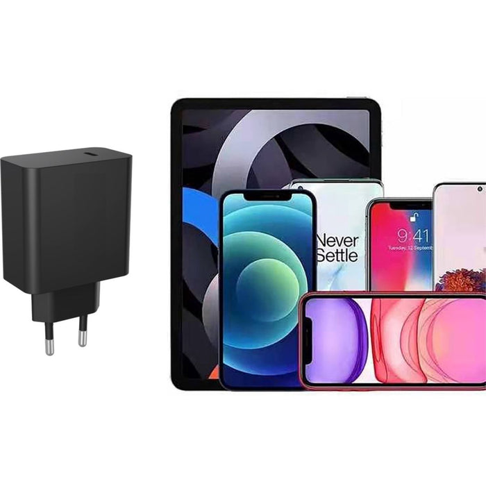 Snellader iPhone met Gevlochten Lightning Kabel - USB-C - 45W - Super Fast Charge