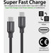 Snellader met USB-C Oplader 2 Meter voor Samsung S21/S20/S10/A51/A53/S22/A13/A50/S9/A52 - Quick Charge / Super Fast Charge 35W - Gecertificeerde USB Adapter met USB-C Kabel - Opladers - Phreeze