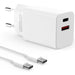 Snellader voor Samsung - 2 Meter - 35 Watt - Super Fast Charging 2.0 - USB C Adapter - Geschikt voor Samsung Galaxy S10,S20,S21,S22,S23 en Tab A7,A8,S6 Lite,S7,S8 - Opladers - Phreeze