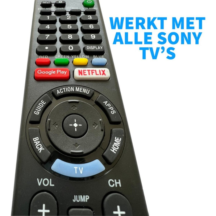 Sony Afstandsbediening - 2 Stuks - Universeel - Werkt met alle Sony TV - LCD - HD - 4K - 8K - Smart TV - Remote Control