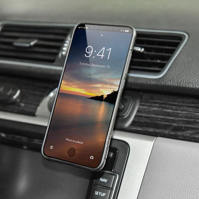 Telefoon Houder Auto - Plakmontage - Magneet - Zwart - Geschikt voor iPhone / Samsung / Universeel | Telefoonhouders Auto |Telefoonstandaaard | Houder Telefoon Auto | Houder Gsm Auto