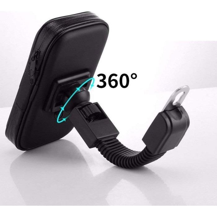 Telefoonhouder voor motor fietsen en scooters - Universele Houder voor mobiele telefoons, anti-shake en stabiele houder klem met 360 ° rotatie voor iPhone Samsung SmartPhone GPS van 3,5 tot 6.7 inch
