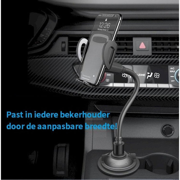 Multifunctionele Bekerhouder voor in de Auto - 2-in-1 Drinkhouder en Organizer Multifunctionele Bekerhouder voor in de Auto - 2-in-1 Drinkhouder en Organizer