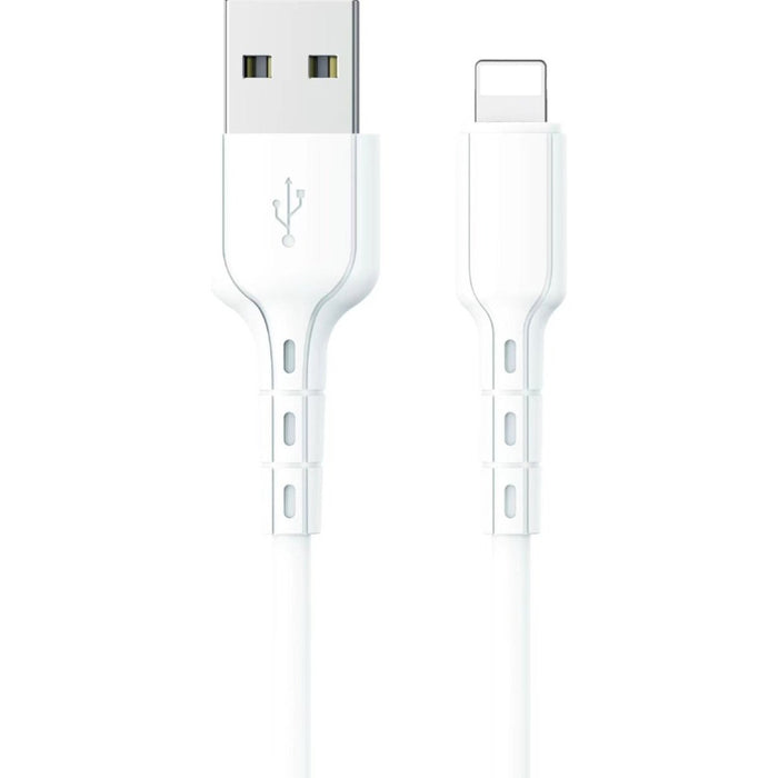Universal iPad/iPhone USB Power Adapter 12W + oplaadkabel - 1 meter lightning - Ipad/iPhone - USB-A adapter - USB stekker - USB lader - Blokje - Universeel - iPad - iPhone - Wit