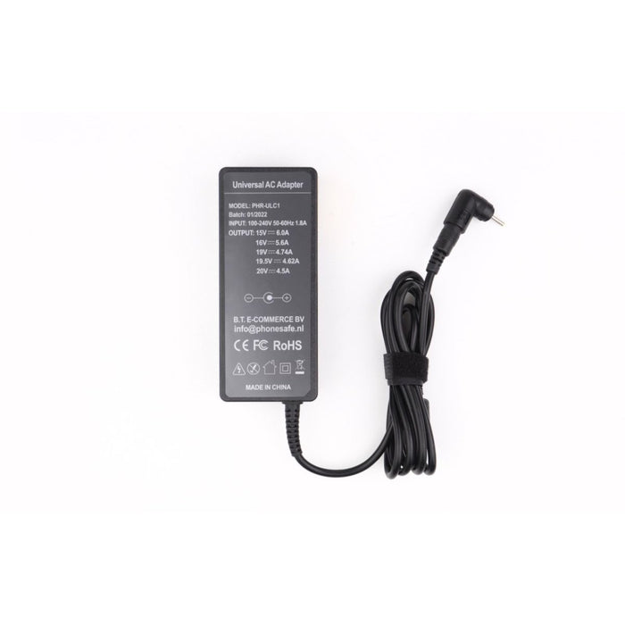 Universele AC Adapter tot 90W geschikt voor Monitor, Smart TV, CamCorder, Canon Camera, Laptop, Kolfapparaat, TV Box, Satteliet ontvanger, Harddisk en veel meer