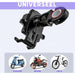 Universele Telefoonhouder PHR-B1 voor Motor, Fiets en Scooter - Anti Diefstal - One Click - GSM Houder voor Apple, Samsung, Huawei, Xiaomi t/m 7 inch - Fietshouders - Phreeze