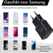 USB Adapter + Micro USB Kabel Samsung - 2 Meter - Snellader - Adaptive Fast Charge - Geschikt voor Samsung S5/S6/S7/ S7 Edge, Note 5, A3, A5, A7, A8, A9, J1, J2, J3, J4, J5, J6, J7, J8, Tab S2, Tab A 8.0 (2017 - Opladers - Phreeze