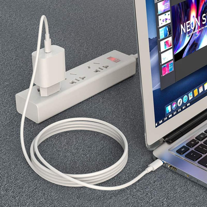 USB-C Adapter + USB-C Kabel - 2 Meter - PPS Technologie - Super Fast Charge - 45W - Snellader voor Samsung (Z Flip 4 / Z Fold 4) etc