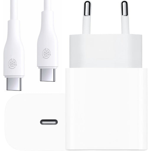 usb c adapter + USB-C kabel 3 meter S22 Ultra / S22 / S22 Plus / Oplader Samsung - 25W Snellader met USB-C Aansluiting - Samsung Oplaadstekker- Samsung oplader USB C - USB C adapter - USB C oplader - Opladers - Phreeze