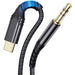 USB C Aux Kabel - Hi-Fi Hi-Res Audio - Nylon - Geschikt voor Samsung / Huawei / Xiaomi | USB C naar 3.5mm Jack | USB C naar Aux 3.5mm Jack | Samsung Audio Jack | Ondersteunt S20 / Note 20 / S10 / S10 Plus / Xiaomi / Huawei / OPPO / LG / SONY / NOKIA - Audio & Video - Phreeze