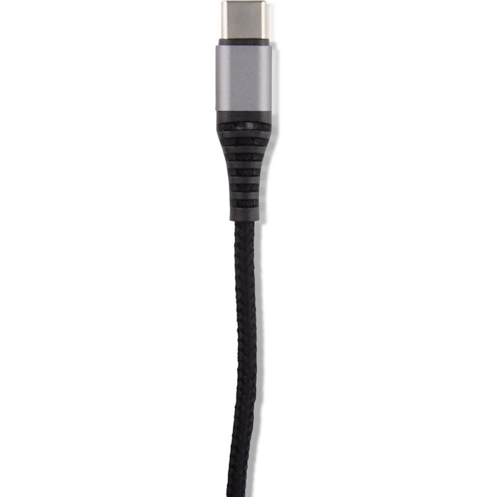 USB-C Kabel 1.5M - Autolader USB-C - Krulsnoer Type-C voor Auto - Gevlochten Nylon - Snellader Kabel - Fast en Quick Charge Oplaadkabel - Type C Naar USB-A - Oplaadsnoer Telefoon - Laptop