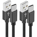 USB C Kabel - 2 Meter - 2 Stuks - USB-C Fast Charge - Snellader Samsung A53 - Geschikt voor Samsung Galaxy A53, A52, A51 - Kabels - Phreeze