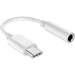 USB C naar 3.5mm Jack Adapter - Audiojack naar USB-C - Audiojack 3.5 - Audio Jack USB-C - Audio Jack Kabel - Geschikt voor Samsung / OnePlus / Xiaomi / Oppo / Huawei - Wit - Audio & Video - Phreeze