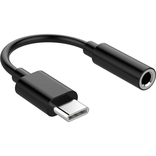 USB C naar 3.5mm Jack Adapter - Audiojack naar USB-C - Audiojack 3.5 - Audio Jack USB-C - Audio Jack Kabel - Geschikt voor Samsung / OnePlus / Xiaomi / Oppo / Huawei - Zwart - Audio & Video - Phreeze