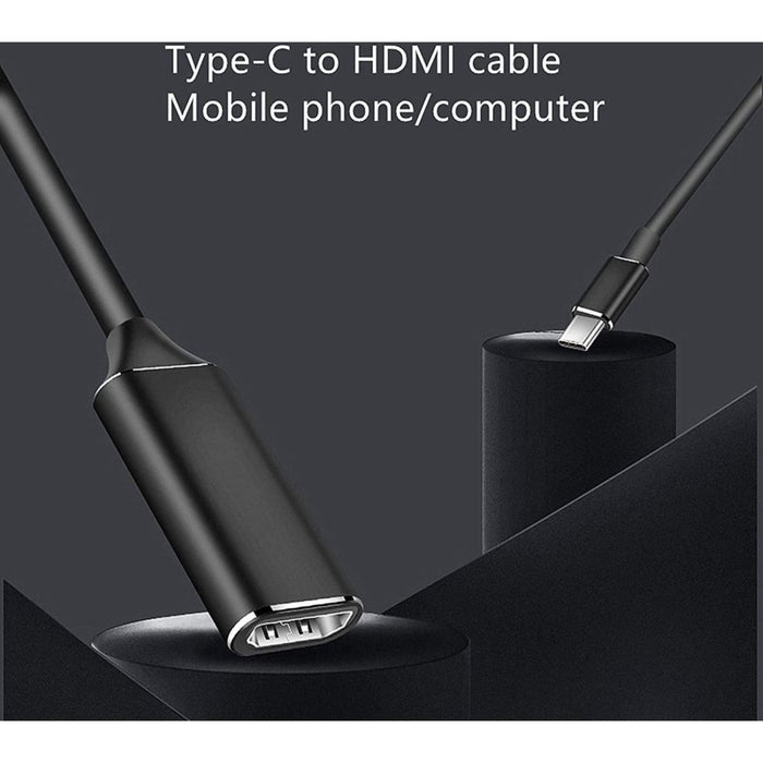 USB-C naar HDMI Adapter | 4k ULTRA HD 60 HZ | Geschikt voor MacOS - Windows 10 - Android | Compatible met Macbook - Laptop - Samsung Telefoon - Audio & Video - Phreeze