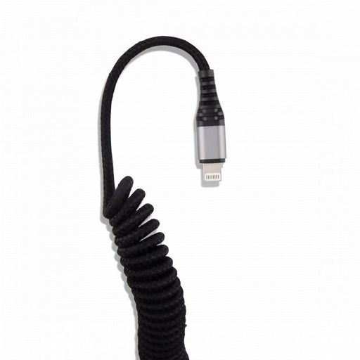 USB-C naar Lightning kabel - Uitrekbaar tot 1.5M - Krulsnoer iPhone Kabel - Autolader iPhone - Geschikt voor iPhone/iPad/Airpods - Ondersteunt snelladen vanaf iPhone 8/X/XR/XS/11/12/13 - 2m - Kabels - Phreeze