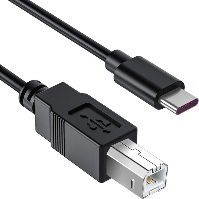 USB-C naar USB-B Kabel - Midi Kabel - Printerkabel USB-C - 1.8 Meter Geschikt voor Samsung, Huawei, iPad Pro, MacBook, Midi Controller, Toetsenbord, Audio, Keyboard, Opname - Computer - Phreeze