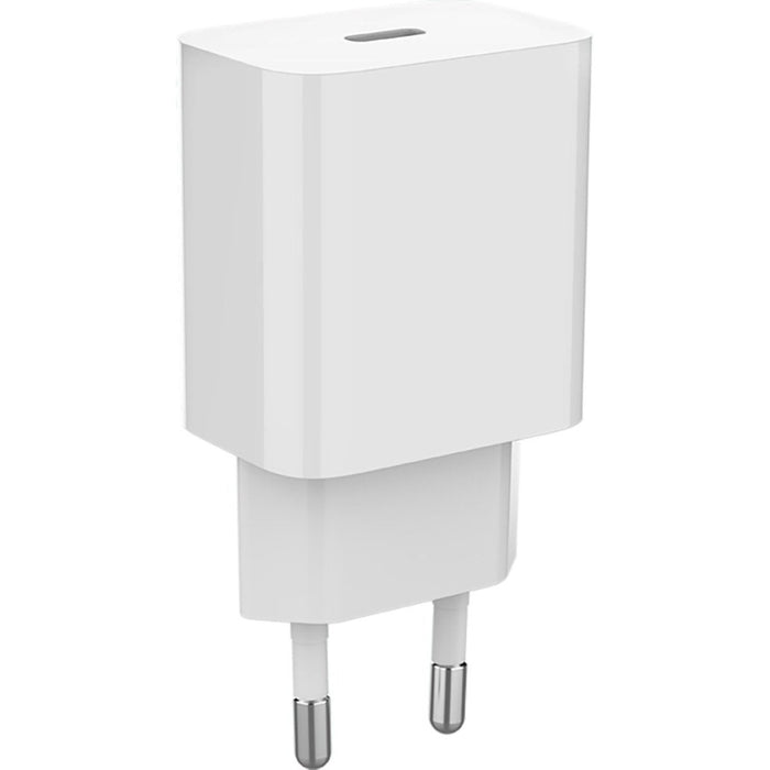 USB-C Oplaad Adapter 20W + Lightning Oplaadkabel - Geschikt voor iPhone 13/13 Pro/13 Mini/13 Pro Max/12/12 Pro/11/ 11 Pro/XR/ iPad Pro 2020 - Wit - Opladers - Phreeze