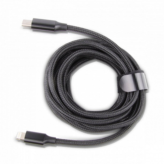 USB-C Oplaad Adapter 20W + Lightning Oplaadkabel - Geschikt voor iPhone 13/13 Pro/13 Mini/13 Pro Max/12/12 Pro/11/ 11 Pro/XR/ iPad Pro 2020 - Zwart - Opladers - Phreeze