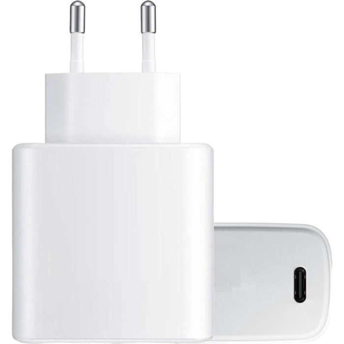 USB-C Oplaadstekker + USB-C naar USB-C Oplader 2 Meter - 45W - Super Fast Charging - Universele Thuislader - USB-C - Adapter voor Samsung S22, S21, S20, Tab S7, Tab S8 - Opladers - Phreeze