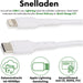 USB-C Snellader 35W + 2x Lightning Kabel - 2M - Geschikt voor Apple Snellader iPhone 14 / 13 / 12 / 11 / X series - Opladers - Phreeze