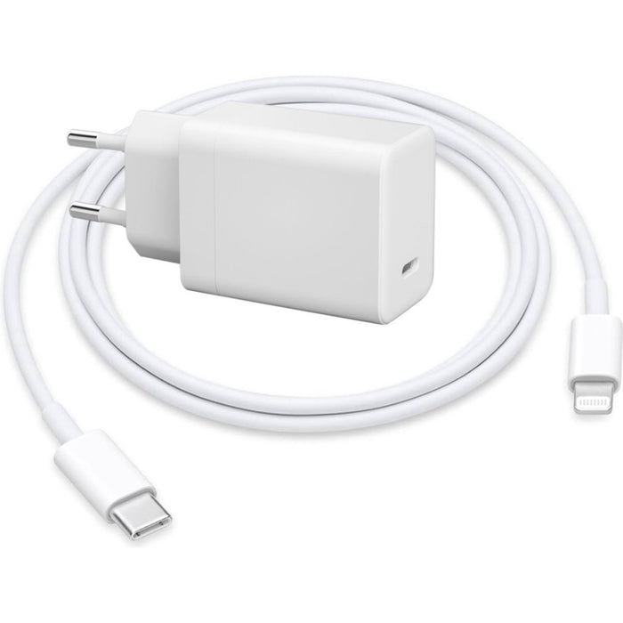 USB C Snellader voor Apple iPad, iPhone, MacBook (Air en Pro) - Inclusief USB-C Lightning Kabel - 3 Meter - Oplader Apple - Ultra Compact - Apple Fast Charging - 65 Watt - GaN Technologie - Opladers - Phreeze