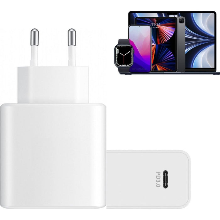 USB-C Snellader voor iPhone | 2 jaar garantie | iPhone 14 | iPhone 13 | iPhone 12 | Power Delivery - Opladers - Phreeze