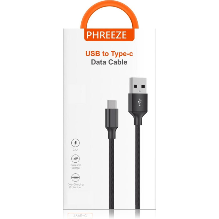 USB Data en Oplaadkabel – USB-C - 1M Kabel - 2.4A Snellaadfunctie - USB Charging Cable - Oplaadkabel Samsung - Samsung Oplader - Samsung Oplaadkabel - Samsung Oplaadkabel