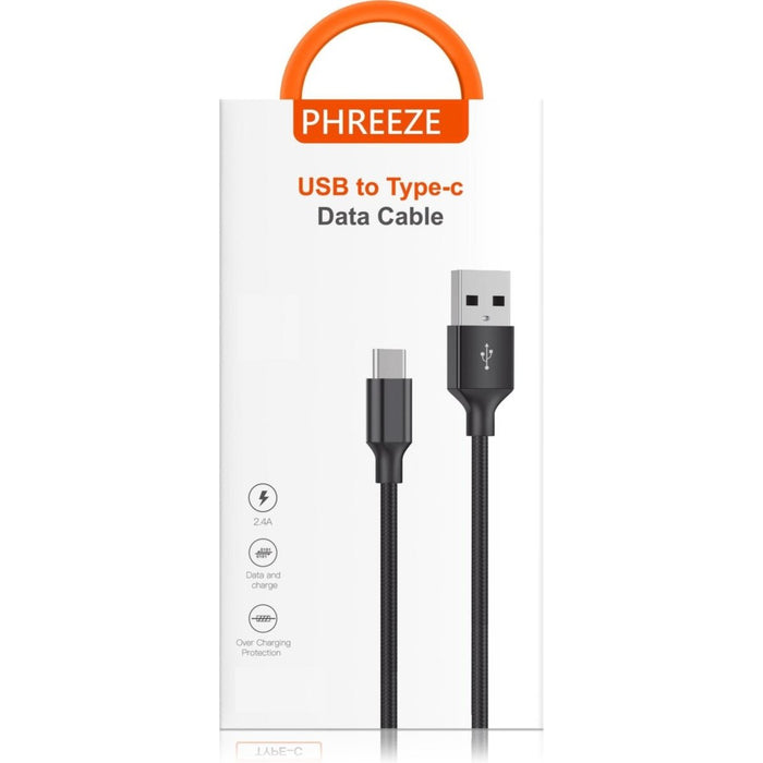 USB Data en Oplaadkabel – USB-C - 2M Kabel - 2.4A Snellaadfunctie - USB Charging Cable - Oplaadkabel Samsung - Samsung Oplader - Samsung Oplaadkabel - Samsung Oplaadkabel